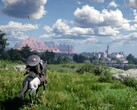 Kliff, the protagonist of Crimson Desert on a horse.