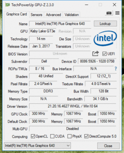 Dell XPS 13 9360 (FHD, i7, Iris) Laptop 