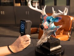 Elegoo M1 Ultra 3D scanner features three blue laser scanning modes.