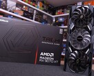 Hardware Unboxed used the ASRock Taichi Radeon RX 9070 XT for the comparison. (Image source: Hardware Unboxed on YouTube, edited)