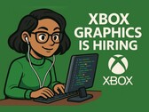 Xbox Graphics LinkedIn ad graphic with backwards monitor screen (Image source: Mike Matsel LinkedIn account)