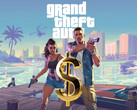 GTA 6 artwork with Jason, Lucia, and dollar sign (Image source: Rockstar Games with edits)