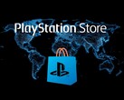 PlayStation Store logo shown on world map
