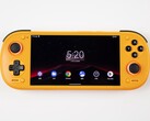 The Retroid Pocket 6 in Orange. (Image source: Retroid)