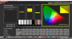 CalMAN ColorChecker calibrated