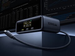 The Baseus Spacemate RD1 Mini Dock has a compact phone-sized design.