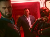 Cyberpunk 2077 protagonist 'V' on the left, Jackie in the middle, and Dexter DeShawn to the right. (Image source: CD Projekt Red)