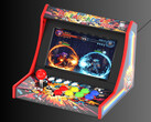 The front of the iMP Mini Arcade Pro Switch arcade cabinet is shown (Image source: iMP Gaming PR)