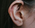 A close up view of a human ear