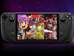 The Cartridge Chaos collection will expire on March 19. Pictured: Steam Deck with the cover photo of the bundle.