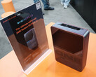 The OneXGPU 3 features a desktop Radeon 9070 XT GPU. Pictured: a demo unit of the eGPU. (Image source: OneXPlayer)