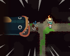 Pictured - an ingame screenshot from Under the Island.