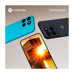 The Moto G Max is graphite and blue colorways