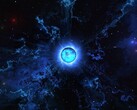 An artist's illustration showing a neutron star.