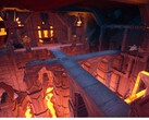 An image from the game Hydroneer showing a construction.