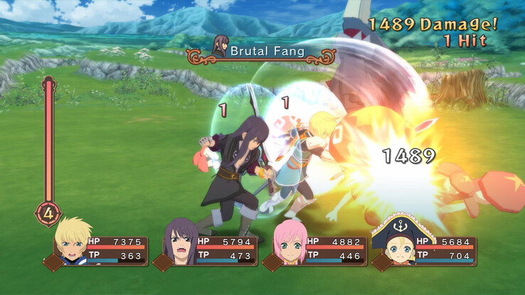 An ingame screenshot from Tales of Symphonia.