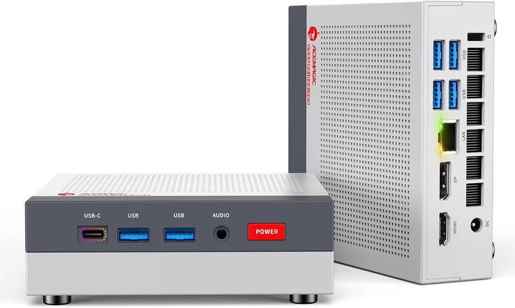 Acemagic Retro X3 mini PC front and back