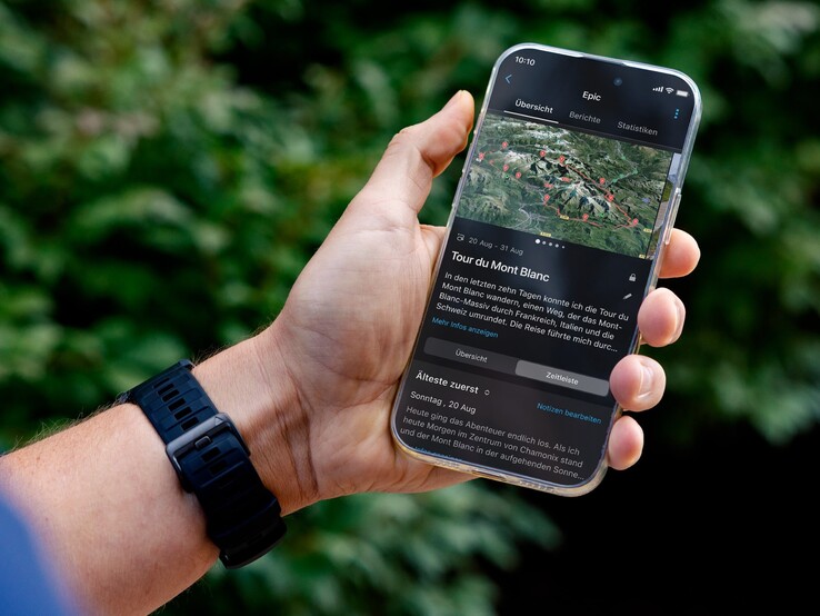 Garmin Epic allows you to combine multiple activities into a single tour.