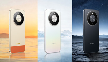 Three color options of the phone
