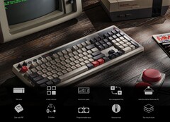 The new 8BitDo Retro 108 Mechanical Keyboard is a no-compromises version of 8BitDo's existing mechanical keyboard. (IMage source: 8BitDo - edited)