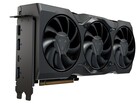 AMD Radeon graphics card with triple-fan cooling and multiple display outputs including HDMI, DisplayPort, and USB-C (Image source: Notebookcheck)