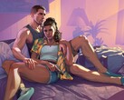 Official artwork for GTA 6 showing the two protagonists Jason and Lucia. (Image source: Rockstar)