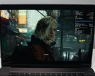Alt text: Resident Evil Requiem running on M3 Max MacBook Pro via CrossOver 26 with frame generation enabled.
