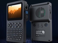 The PocketTerm35 is powered by a Raspberry Pi 5 or 4