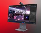 Lenovo Yoga Pro 27UD-10 4K OLED monitor front shown at angle (Image source: Lenovo PR)