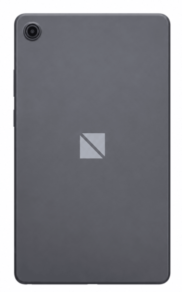 Lavie Tab T8 2026 tablet shown from the rear in gray