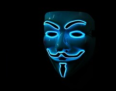 An "Anonymous" mask, accepted internationally as the symbol of hackers (Image source: Robert Stump, via Unsplash)