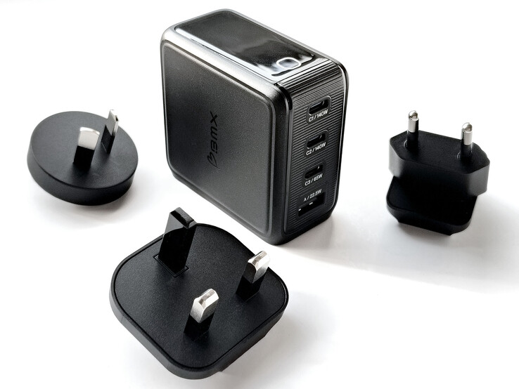 Charger and AC adapters.