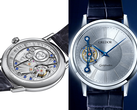 An image of the Credor Goldfeather GBCF997 caseback and another image of its dial.