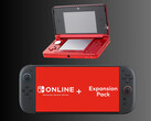 The Nintendo 3DS is shown above the Switch 2 console (Image source: Nintendo of America, Amazon with edits)