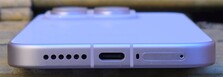 Bottom case side (speaker, USB port, IR blaster, SIM slot)