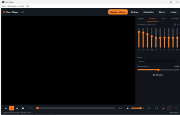 Even Equalizer, Shortcuts, Playlist and more work