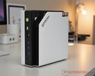 The Ryzen AI Max+ 395-powered GMKtec Evo-X2 gaming mini PC is $600 off on Amazon for a limited time. (Image source: Sebastian Bade of Notebookcheck)