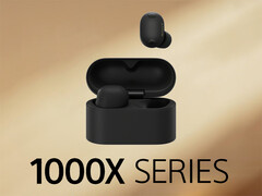 The Sony WF-1000XM6 and its charging case.