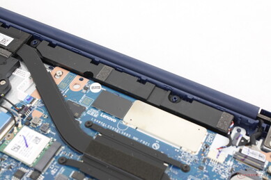 Stereo speakers (1.5x 2 W) have been relocated to be user-facing instead of down-facing