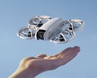 A promotional shot of the DJI Neo