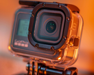 A close up of a GoPro camera.