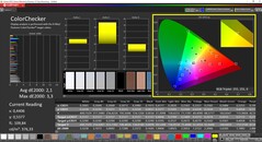 CalMAN ColorChecker (Profile: Vivid)