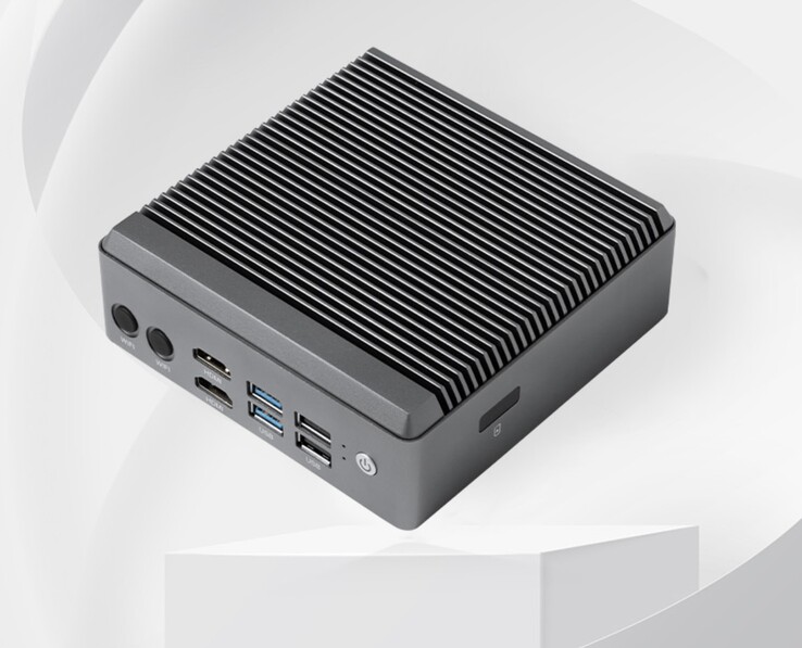 The fanless mini PC can only be specced with 6-watt, 4-core Intel Twin Lake CPUs.