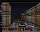 A prototype of DOOM running on a NEO Geo AES