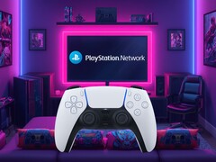 DualSense PS5 controller shown signing in to PSN