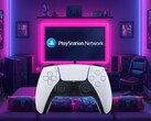 DualSense PS5 controller shown signing in to PSN
