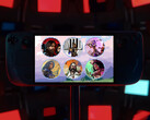 The games included have a combined retail value of around $200. Pictured: Steam Deck with the icons of the games in the bundle. (Image source: Vale and Green Man Gaming)