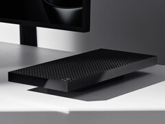 The Surface RTX Spark Dev Box contains 1,000 air vents as a representation of its 1,000 teraflops of compute performance.