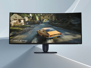 Gaming shown on Alienware AW3426DW 34-inch QD-OLED monitor
