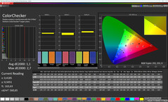 Colors (Profile: Natural, Color temperature: Standard, Target color space: sRGB)